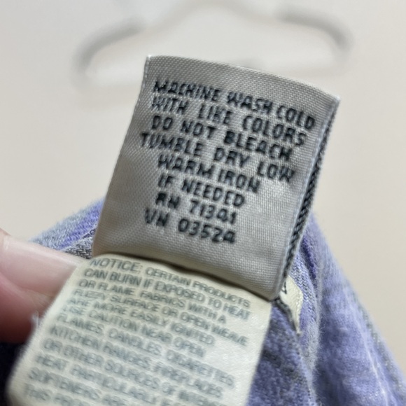 L.L.Bean Lavender Purple Plaid Flannel Shirt Long Sleeve Medium - Picture 5 of 5